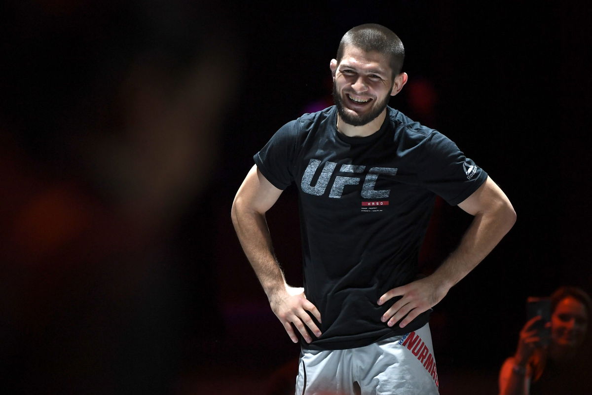 UFC News: Khabib Nurmagomedov presented with an honorable memento during  soccer match in Dagestan