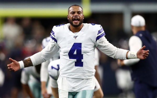 Cowboys' Dak Prescott Slams Helmet After Brett Maher's 3rd of 4 Missed PATs  Vs. Bucs – NBC 5 Dallas-Fort Worth