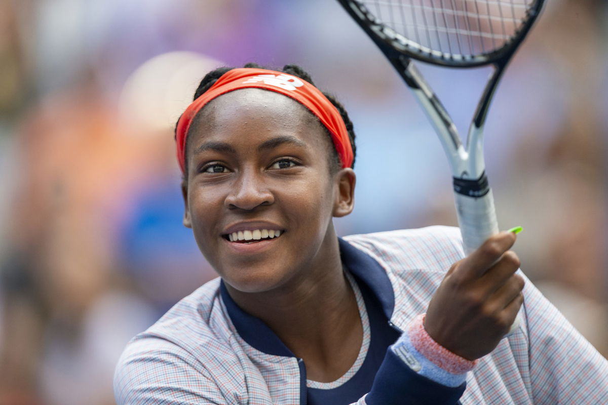 Coco Gaff during the WTA Tennis Open tournament at the Foro Italico News  Photo - Getty Images