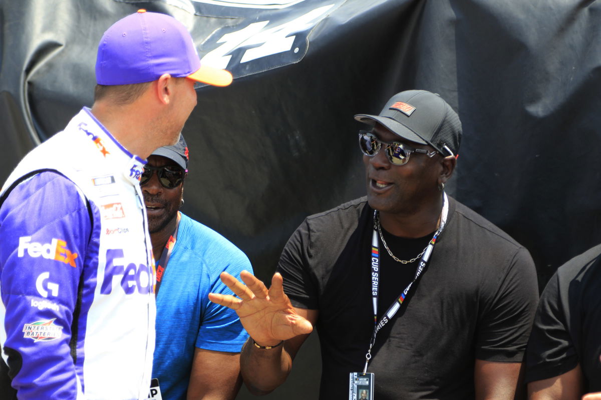 ‘It’s a brand issue’ – Denny Hamlin argues for distancing himself from Michael Jordan and company’s NASCAR loyalty with vague ‘policy’