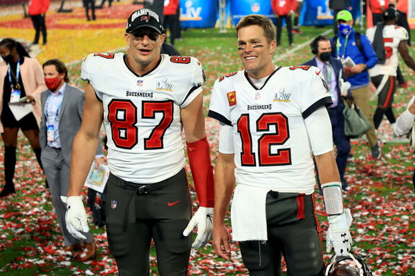 Bleacher Report on X: Brady and Gronk reunited in Tampa Bay 