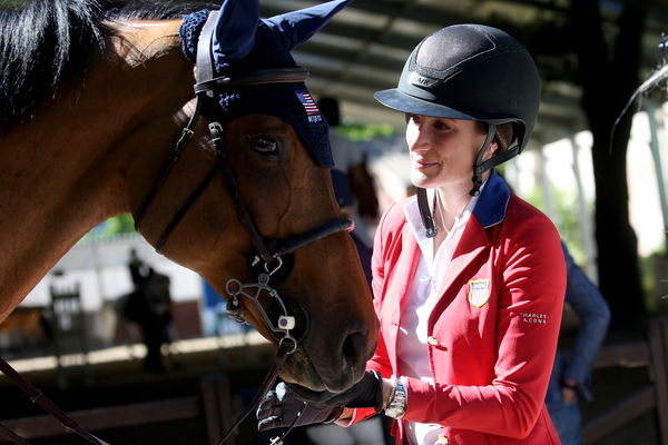 Celebrity Sightings At The CSIO Rome Piazza Di Siena International Equestrian Competition