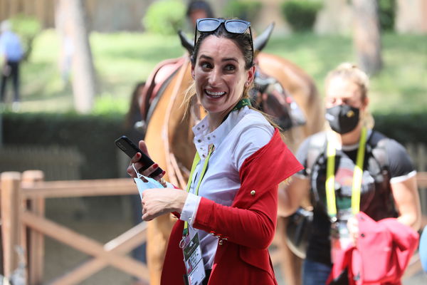 Celebrity Sightings At The CSIO Rome Piazza Di Siena International Equestrian Competition