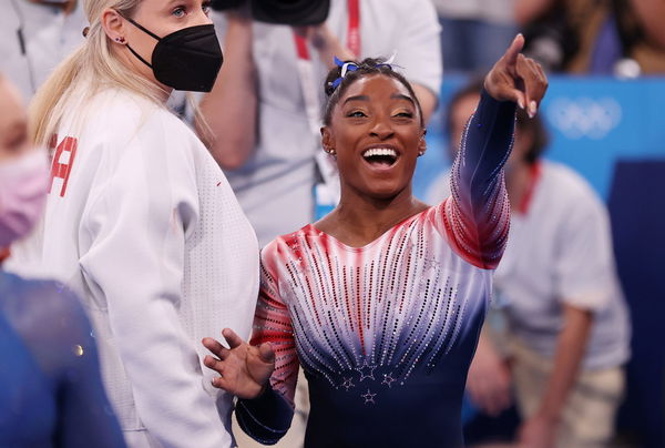 Simon Biles at the Tokyo Olympics