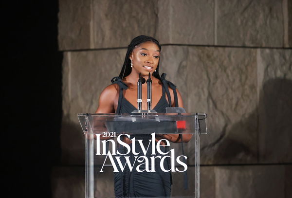 Simone Biles at InStyle awards