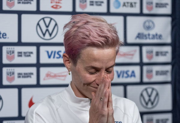 Megan Rapinoe Speaks At USWNT Press Conference On Overturn Of Roe v. Wade