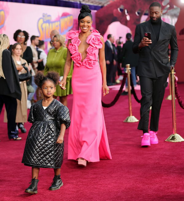 Dwyane Wade, Gabrielle Union, and Kaavia Wade