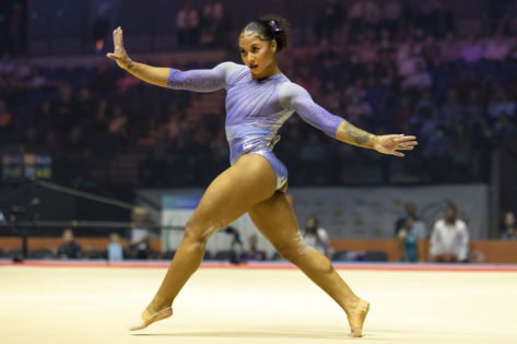 Following a Heartfelt Surprise, Jordan Chiles Wows in Road to Paris 2024 Embodying the Essence of “That Girl”