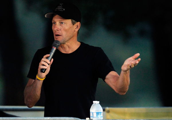 Lance Armstrong Speaks At The LIVESTRONG Challenge Ride