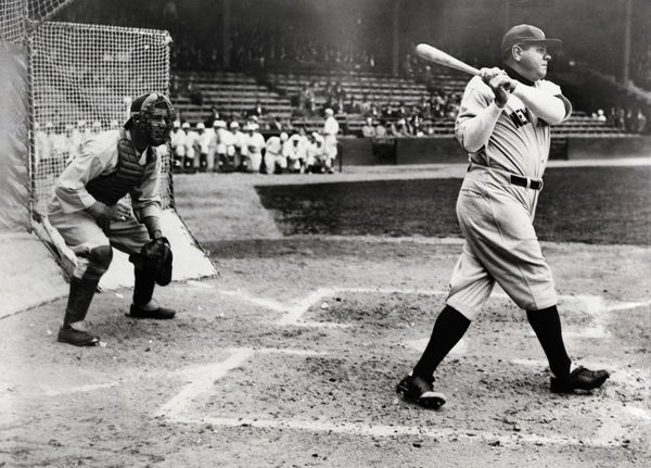 Babe Ruth at Bat from Bronx, New York City, USA.