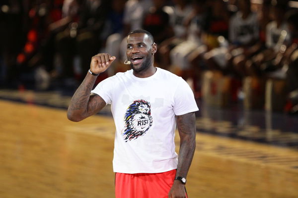 LeBron James in Manila