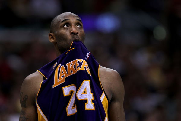 The Lakers Kobe Bryant watches the game slip away during their 109-95 loss to the Clippers on Sunda