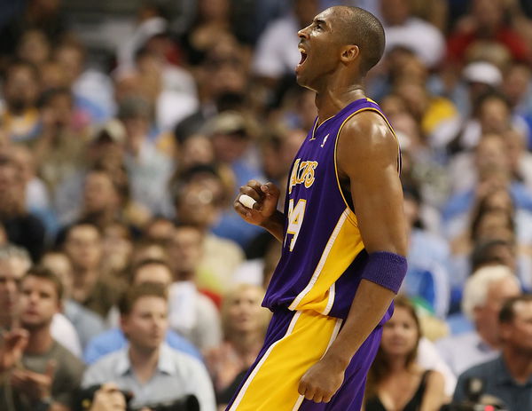 (Denver, Colorado ? Friday, May 29, 2009) Lakers guard Kobe Bryant yells out in frustration after j