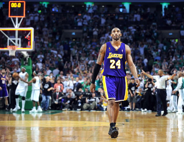 (Boston, Mass. June 8th 2008) Lakers Kobe Bryant walks off the court at the end of the game as Celt