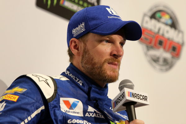 August 6, 2017: General view of the shoes worn by Monster Energy NASCAR Cup  Series driver Dale Earnhardt Jr. #88 prior to qualifying the Monster Energy  NASCAR Cup Series I Love NY