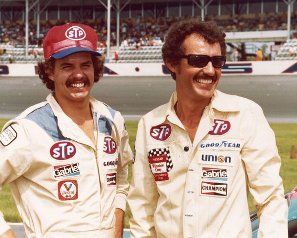 Kyle and Richard Petty