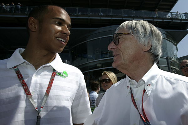 Lewis Hamilton, Bernie Ecclestone, Grand Prix Of Italy