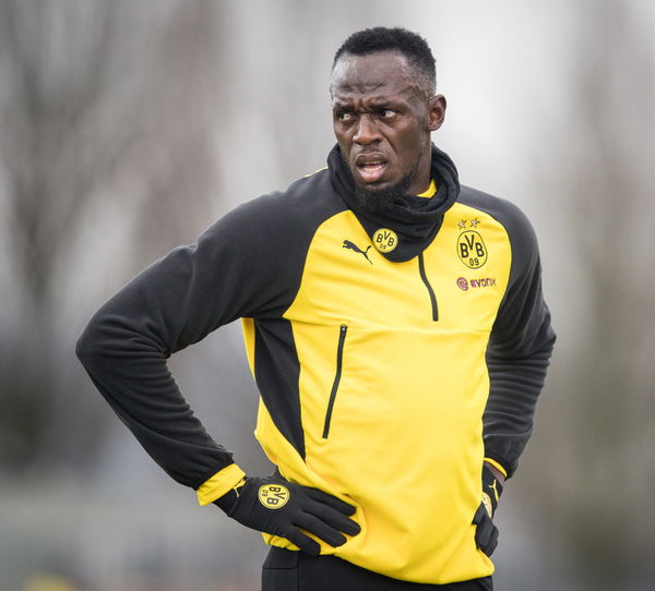 Usain Bolt Trains At Borussia Dortmund