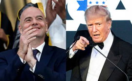 Gianni Infantino and Donald Trump