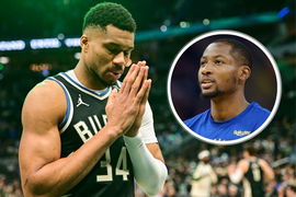 Giannis Antetokounmpo Jonathan Kuminga FI