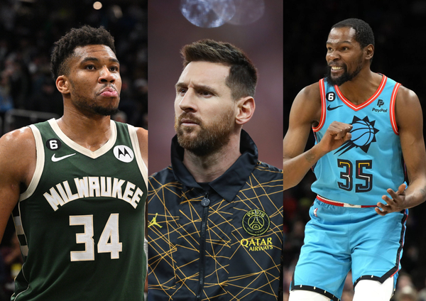 Giannis Antetokounmpo Lionel Messi Kevin Durant