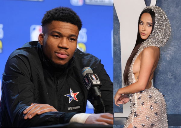 Giannis Antetokounmpo and Becky G