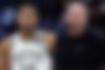Giannis Antetokounmpo and Taylor Jenkins