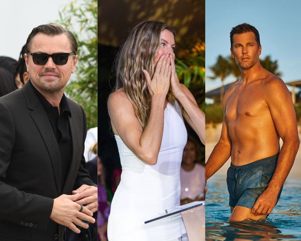 Gisele:Dicaprio:Brady Collage