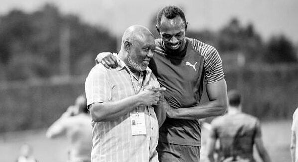 Glen Mills and Usain Bolt