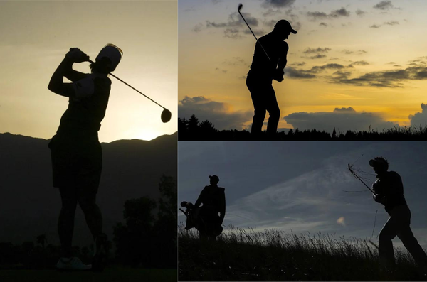 Golf Family Silhouette for Grace Summerhays