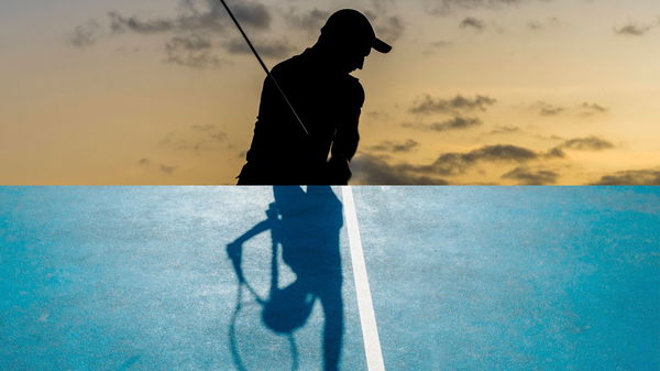 Golfer Tennis Player Silhouette