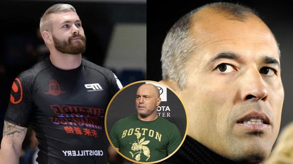 Gordon Ryan, Joe Rogan and Royce Gracie