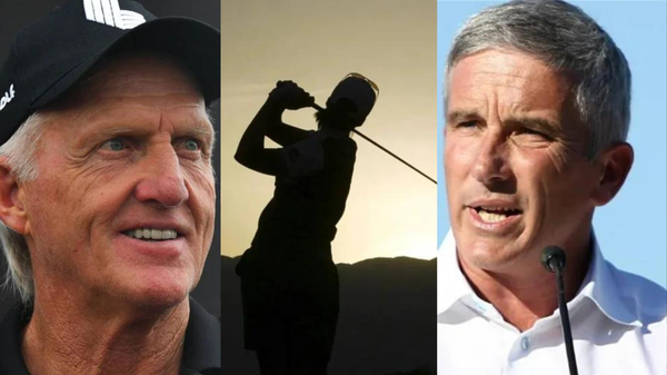 Greg Norman Female Silhouette Jay Monahan Collage