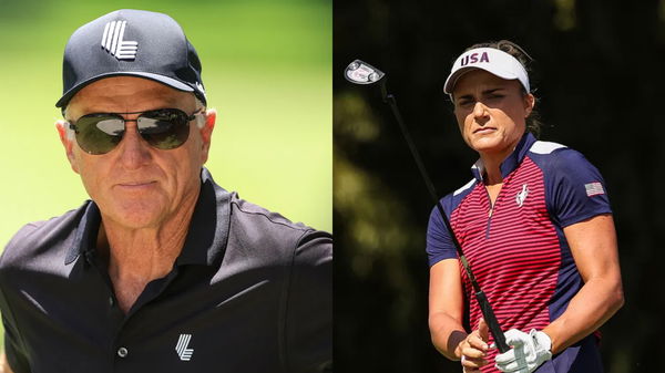 Greg Norman (L) Lexi Thompson (R) Collage