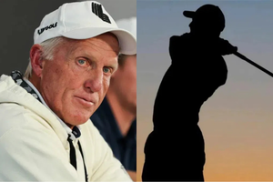 Greg Norman - Silhouette