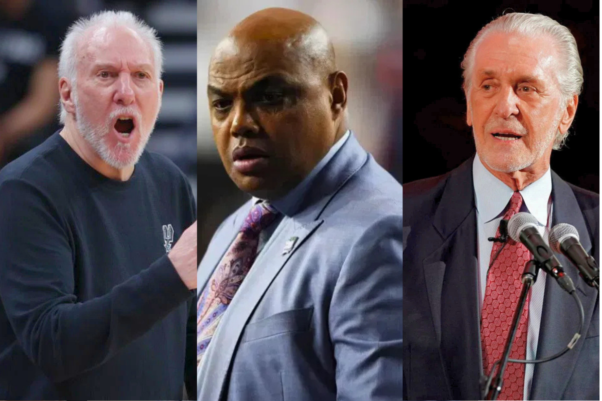 Charles Barkley Says Yelling at Players Is Not Bad Coaching, Cites Gregg Popovich, Pat Riley