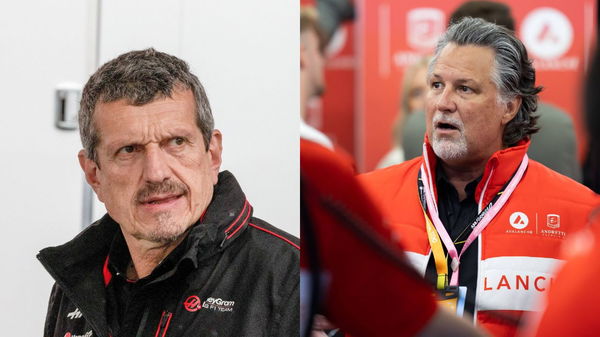 Guenther Steiner and Michael Andretti