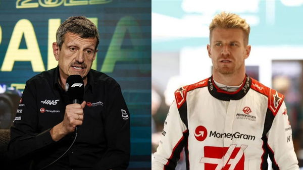 Guenther Steiner and Nico Hulkenberg