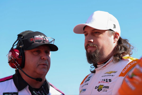 Reed Sorensen as Josh Williams’ spotter in the O’Reilly Series