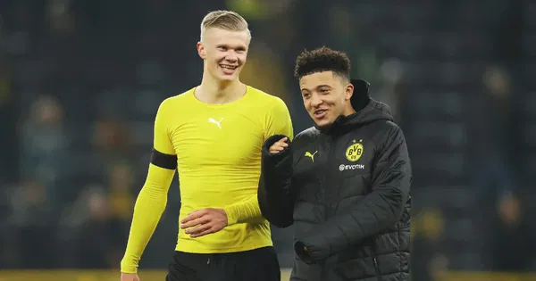 Erling Haaland and Jadon Sancho