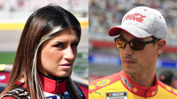 Hailie Deegan and Joey Logano