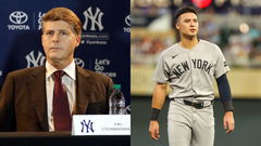 Hal Steinbrenner and Anthony Volpe