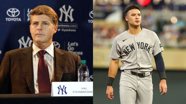 Hal Steinbrenner and Anthony Volpe