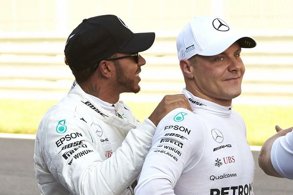 Hamilton and Bottas