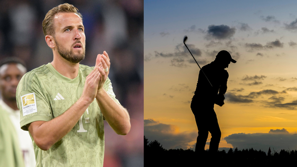 Harry Kane Golfer Collage