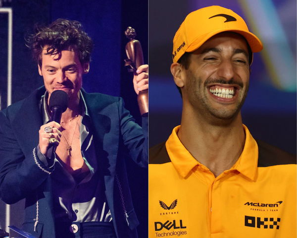 Harry Styles and Daniel Ricciardo