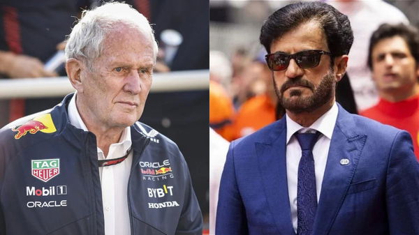 Helmut Marko and Mohammed Ben Sulayem