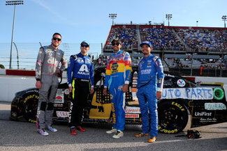 Hendrick Motorsports Drivers Alex Bowman, William Byron, Chase Elliott, Kyle Larson