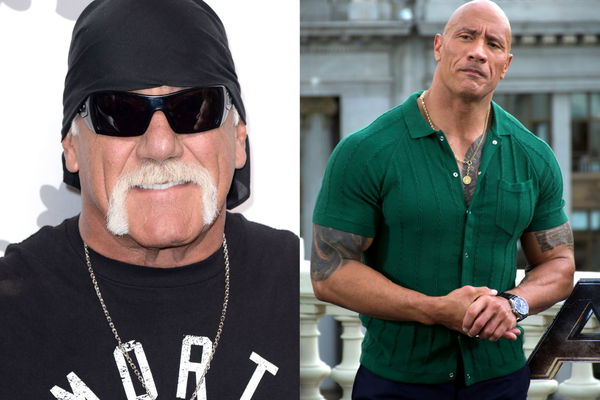 Hulk Hogan Happy Dwayne Johnson sad