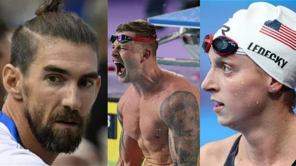 Michael Phelps, Adam Peaty, Katie Ledecky